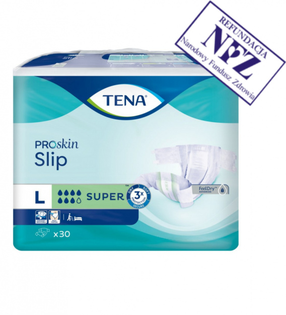TENA pieluchomajtki SLIP ProSkin SUPER L (30 szt.) - Respiratory ...